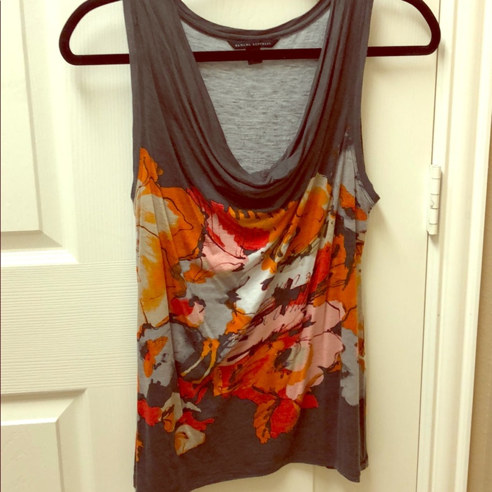 Banana Republic cowl neck tank.